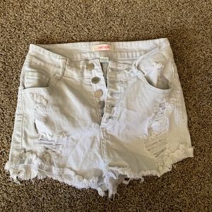 High Waisted Jean Shorts